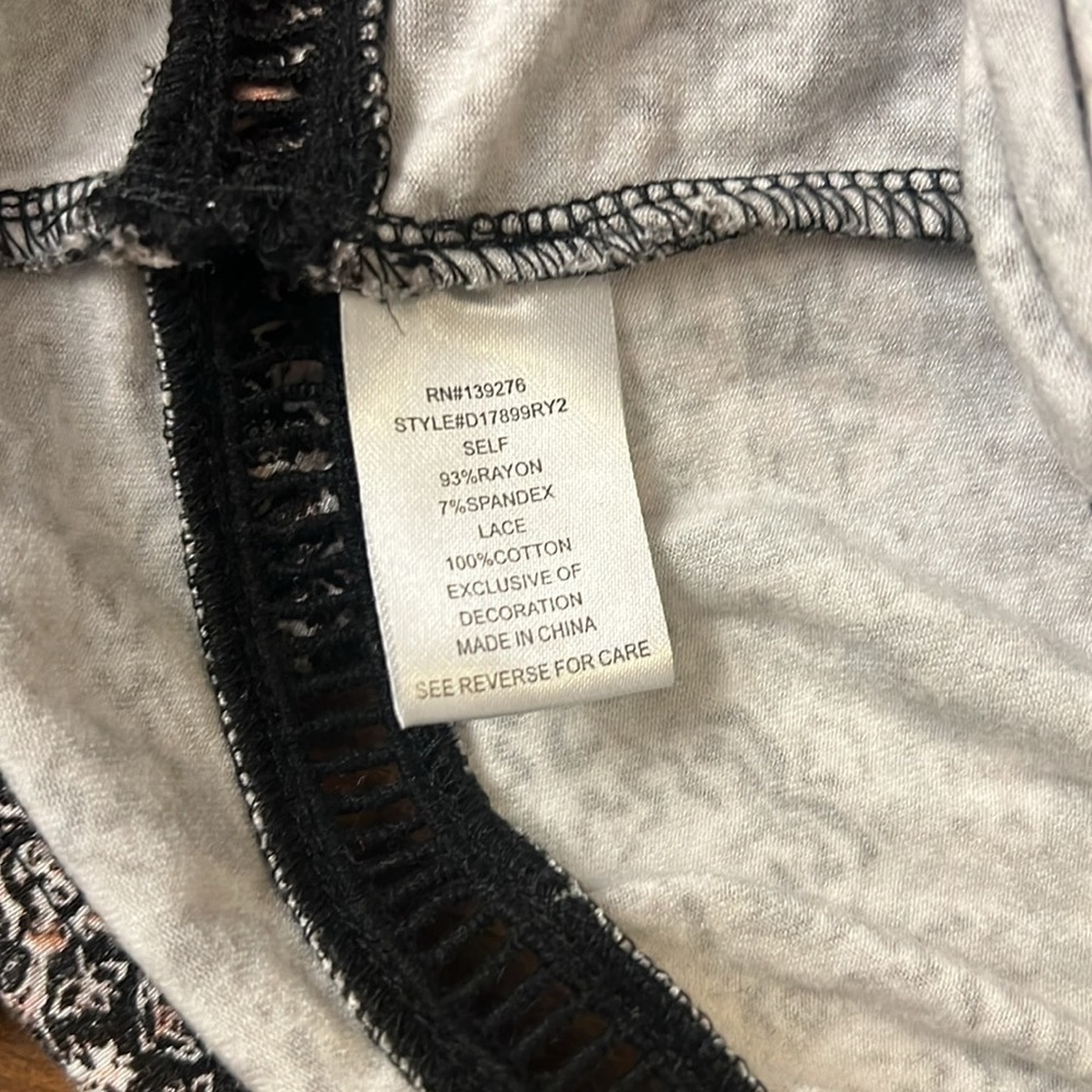 Daniel Rainn Boho Lagenlook V-Neck BabyDoll Blouse, Sz. Small. - Picture 9 of 10